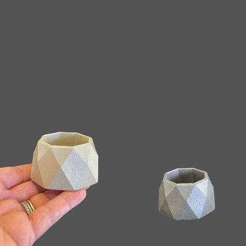 Alicia Dietz Cast Concrete faceted ring dish