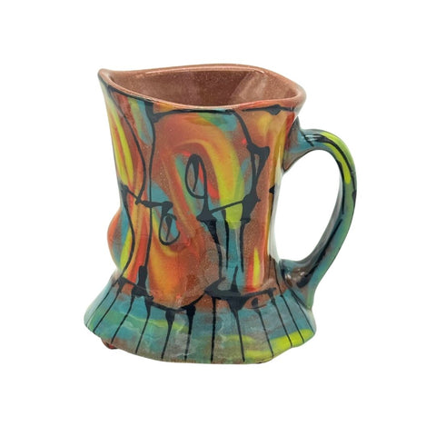 Nathan Bray Resist Mug w/feet & skirt