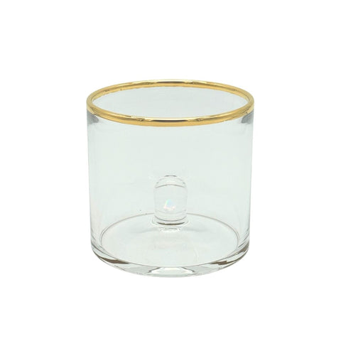 Sean Donlon Opal Rox Glass (Gold Rim)