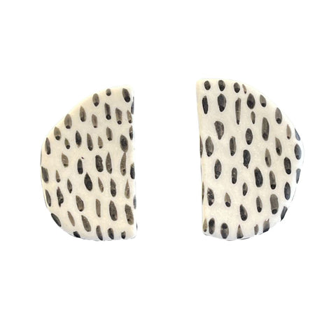 April Felipe (BabyGrapes) Porcelain Post Earrings (#35)