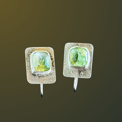 Studs for changeable earrings (rectangular)