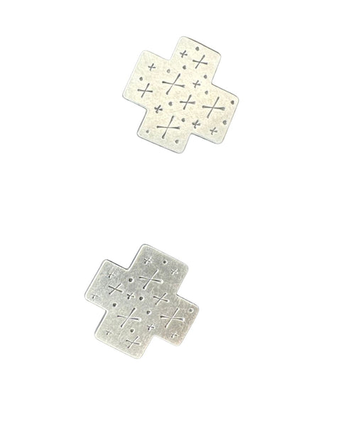 Shelby Goldsmith X Stamped Earrings