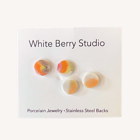 Nerikomi Porcelain Post Earrings (Tiny)