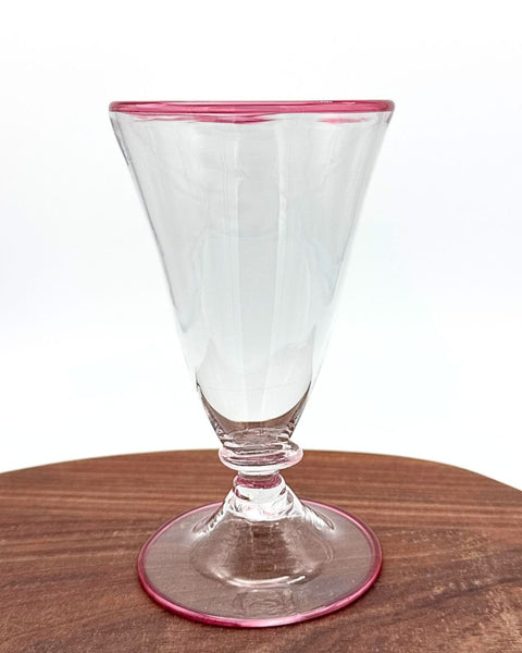 Preston White Blown Glass Cup