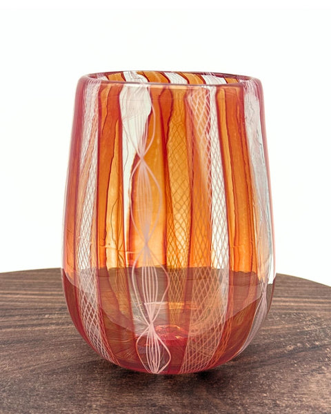 Chris Skibbe Red / White Ballotini + Zanfirico Wine Glass
