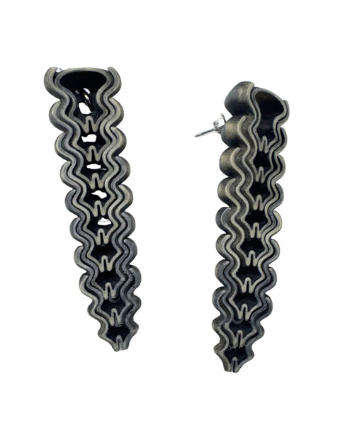 Stefan Gougherty Rattlesnake Earrings