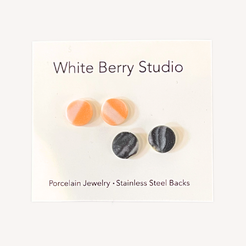 Nerikomi Porcelain Post Earrings (Tiny)
