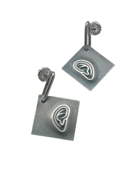 Stefan Gougherty Fine Silver Ear Earrings (sm)