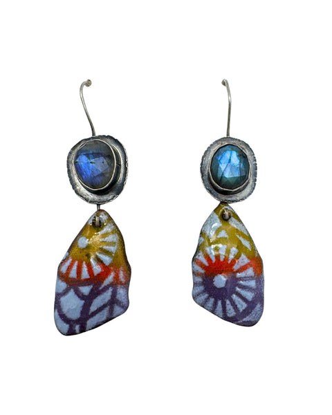 Hothouse Posey Collage Earrings