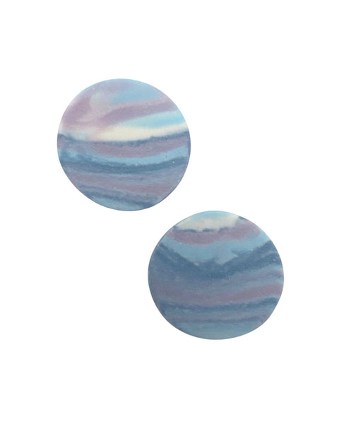 Nerikomi Porcelain Post Earrings (1.25")