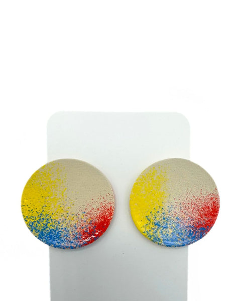 Rachel Rader Round Satellite Earrings