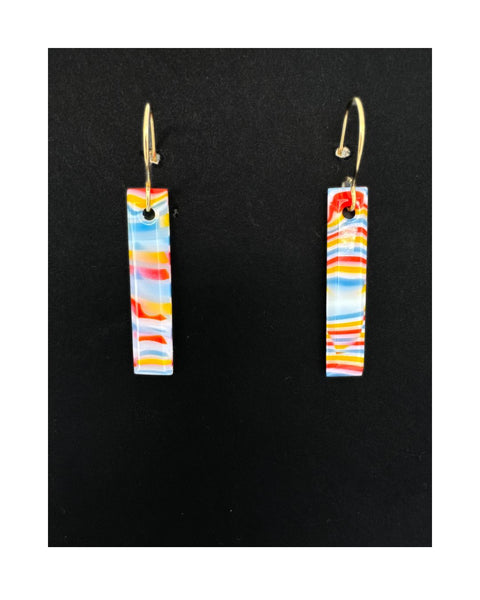 Rachel Rader Space Specimen Dangle Earrings