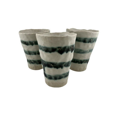 Brooklin Grantz Juice Cup with Green Stripes