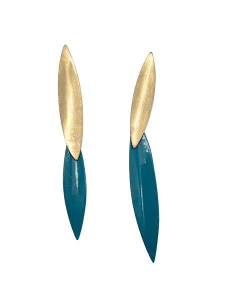 Sarah Tectors ST5279b Gold Fill long back hook earrings