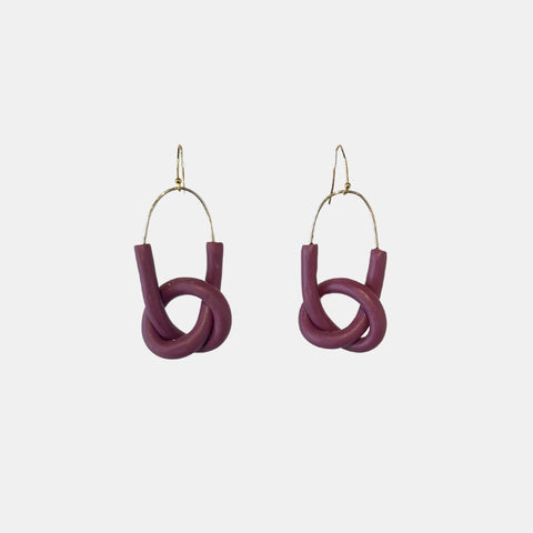 Drop Hoop Earrings
