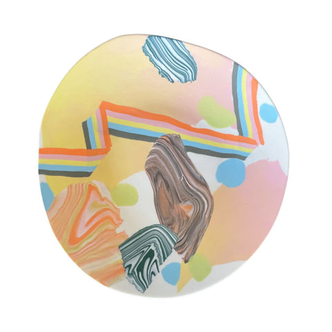 Victoria White Berry Porcelain Platter