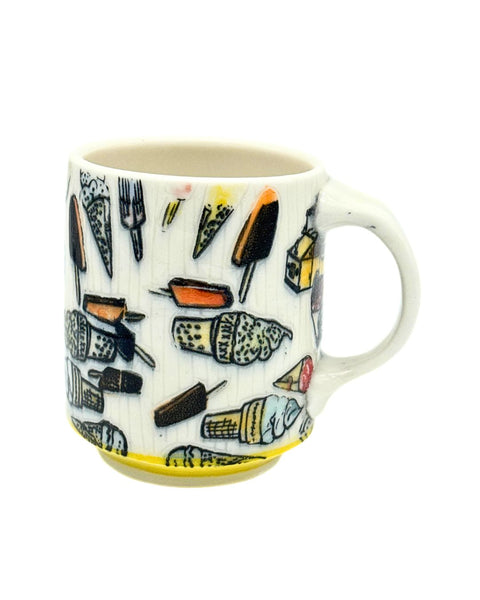 Stephanie Dukat Ice Cream Mug (black)