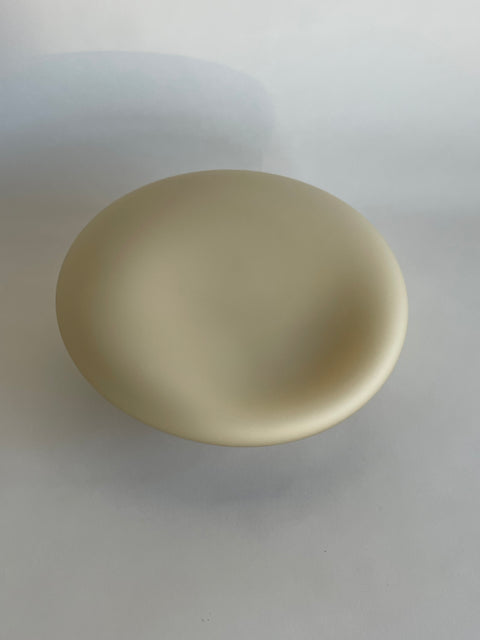 Blown Glass Sculptural Bowl : stone