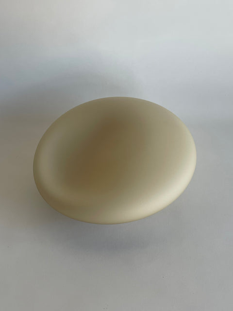 Blown Glass Sculptural Bowl : stone