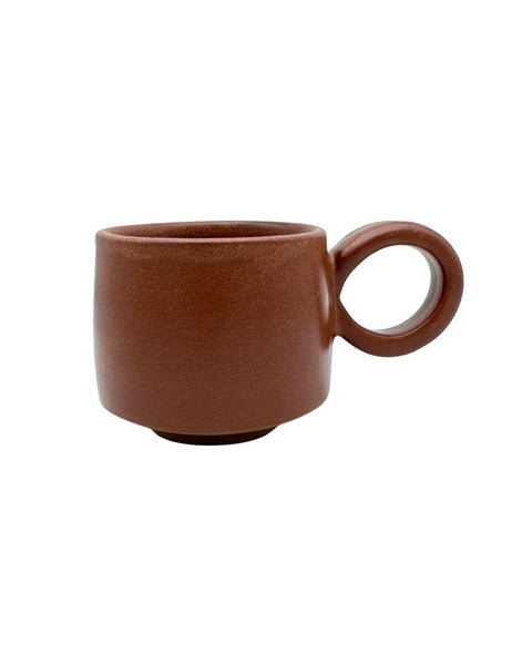 Emily Wicks Red & Brown Mug 1