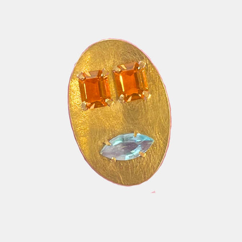 Everett Hoffman : Face Stud, Single Earring