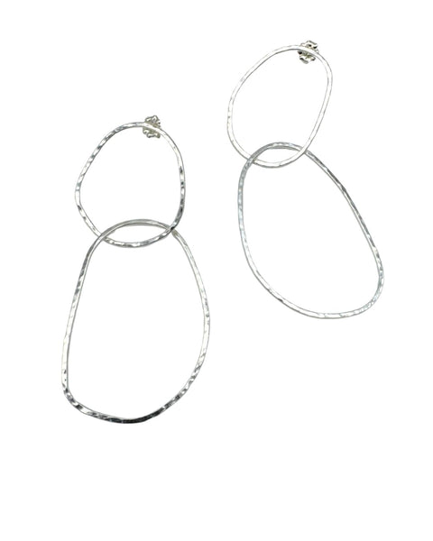 Claire Anderson Sterling Silver Infinity Earrings