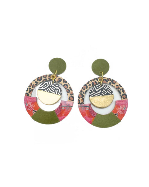Natalie Monday Handmade Paper Earrings