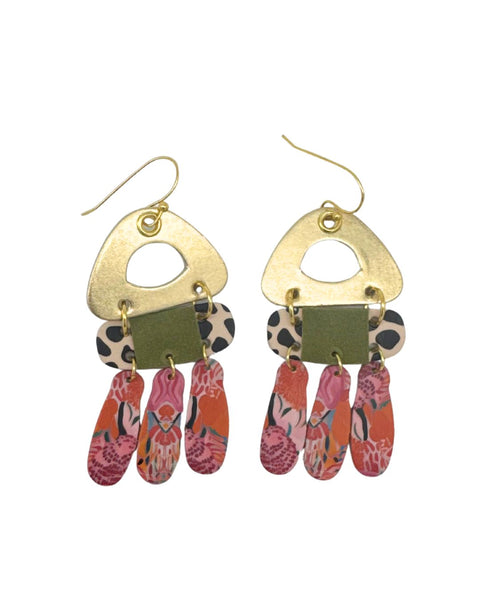 Natalie Monday Handmade Paper Earrings