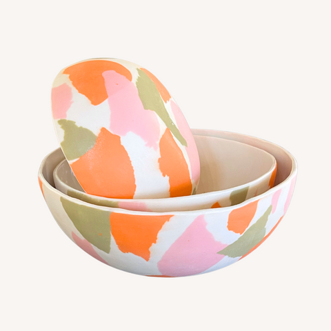 Nerikomi Nesting Bowls