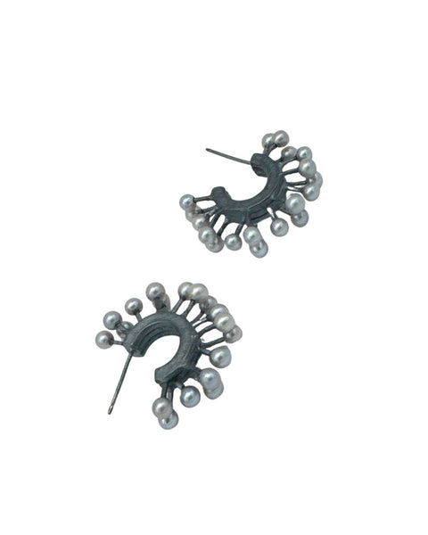 Sarah Holden Triple Pearly Hoop