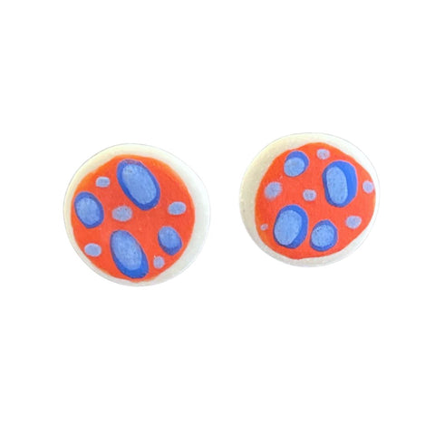 April Felipe (BabyGrapes) Porcelain Post Earrings (#38)