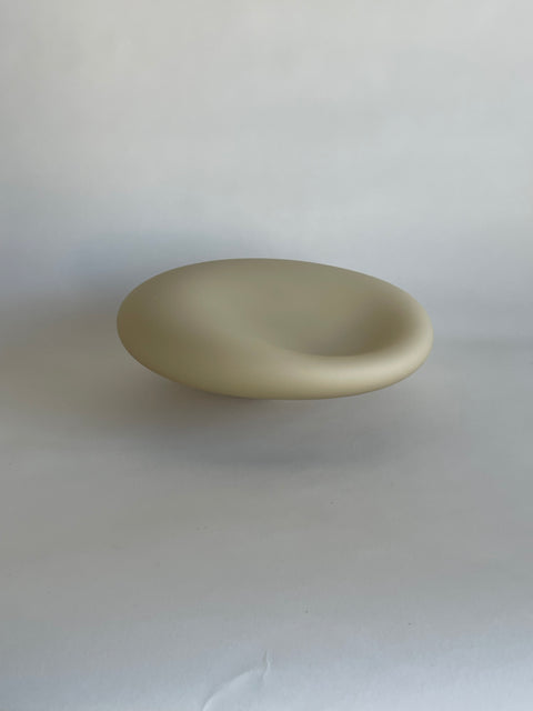 Blown Glass Sculptural Bowl : stone