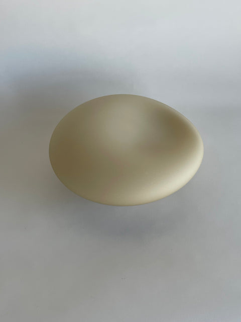 Blown Glass Sculptural Bowl : stone