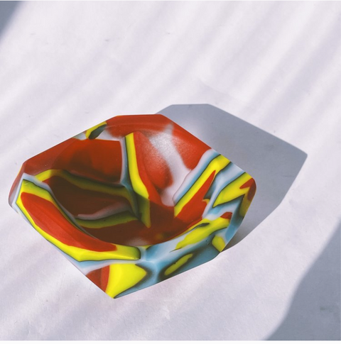 Cast Glass Salt Cellars