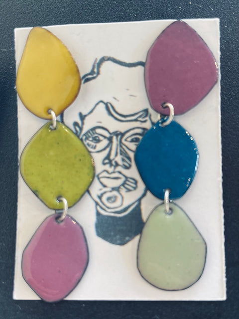Paint Palette Earrings