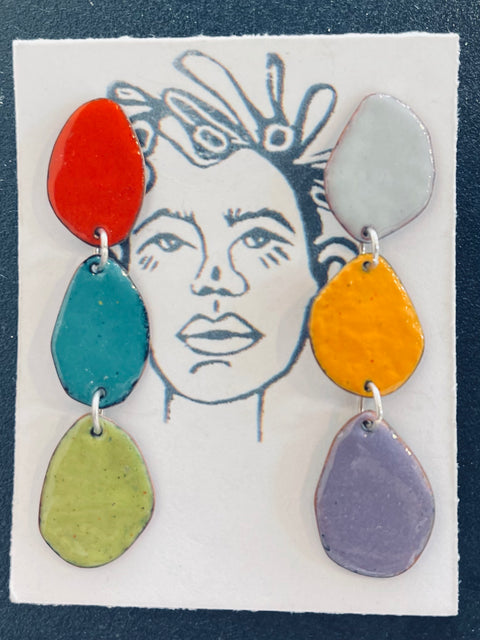 Paint Palette Earrings