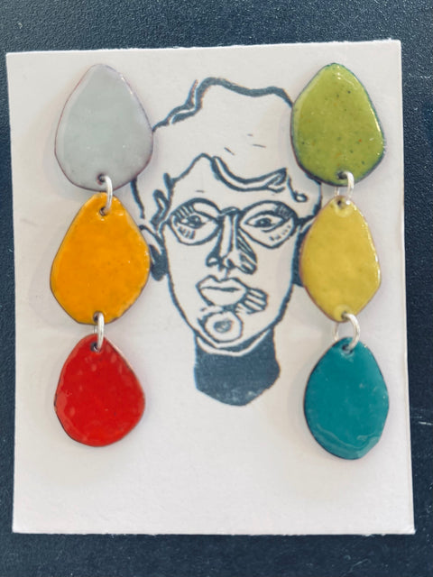 Paint Palette Earrings