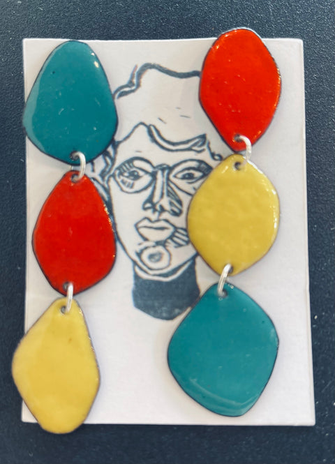 Paint Palette Earrings