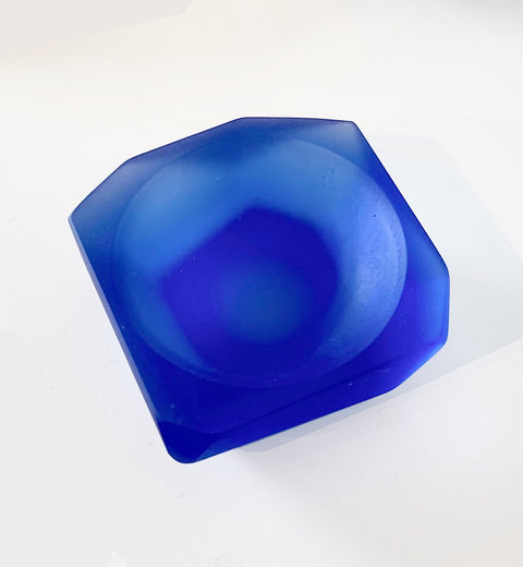 Cast Glass Salt Cellars