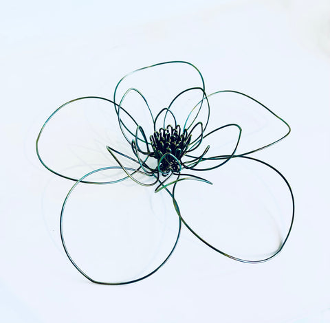 Brass Wall Flower