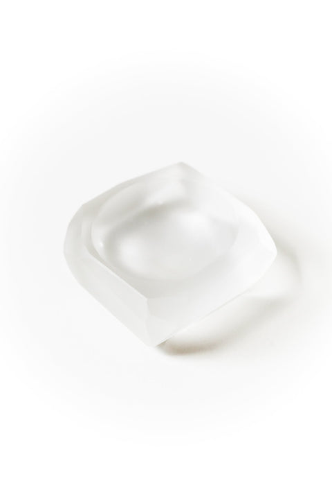 Cast Glass Salt Cellars