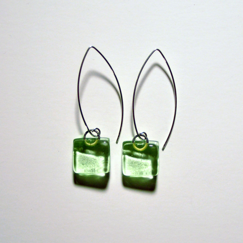 Fused Glass Earrings