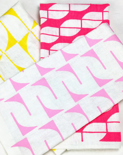 Screen Printed Tea Towel