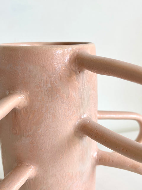 Handle Vessel (peach), Becky Soderberg