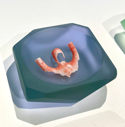 Cast Glass Salt Cellars