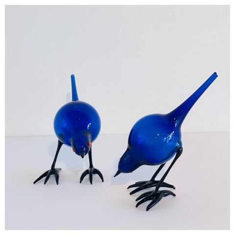 Blown Glass Songbirds