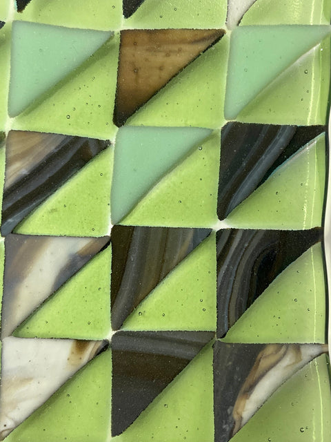 Fused Glass Snack Plate