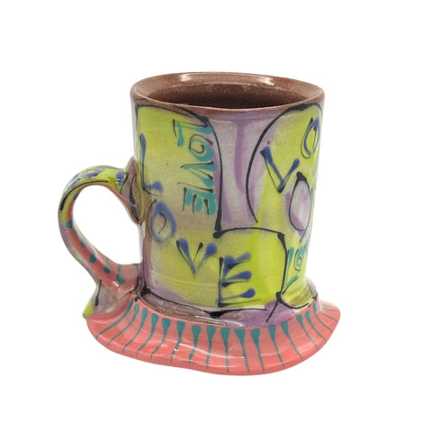 Nathan Bray Love Mug w/feet & skirt
