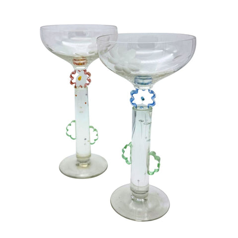 Christopher Kerr-Ayer Flower Stemware (set of 2)