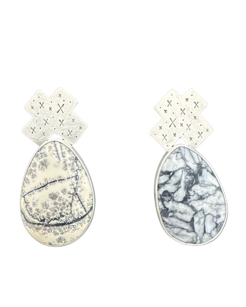 Shelby Goldsmith Mismatched X Earrings